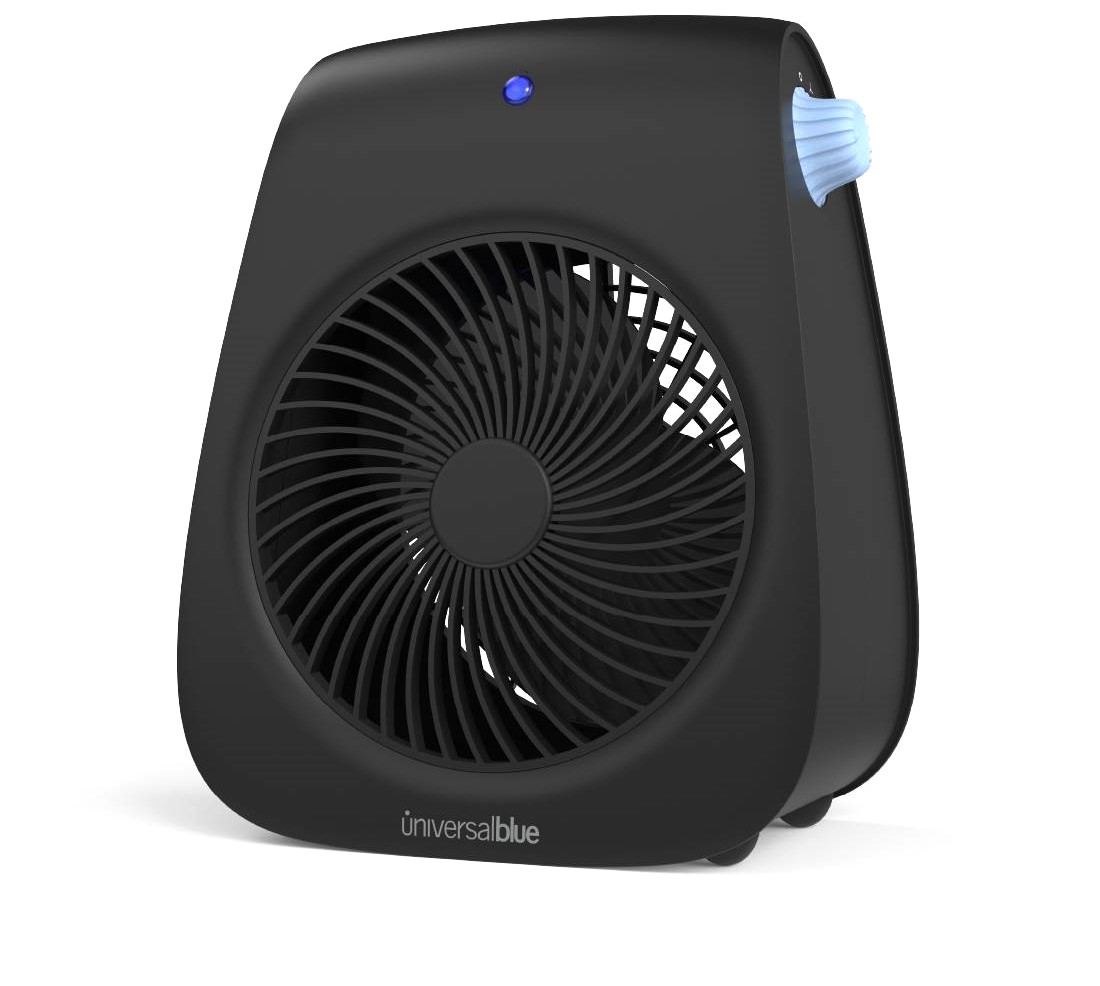 Calefactor Universal Blue BAVARO 4020B 2000W VERTICAL negro